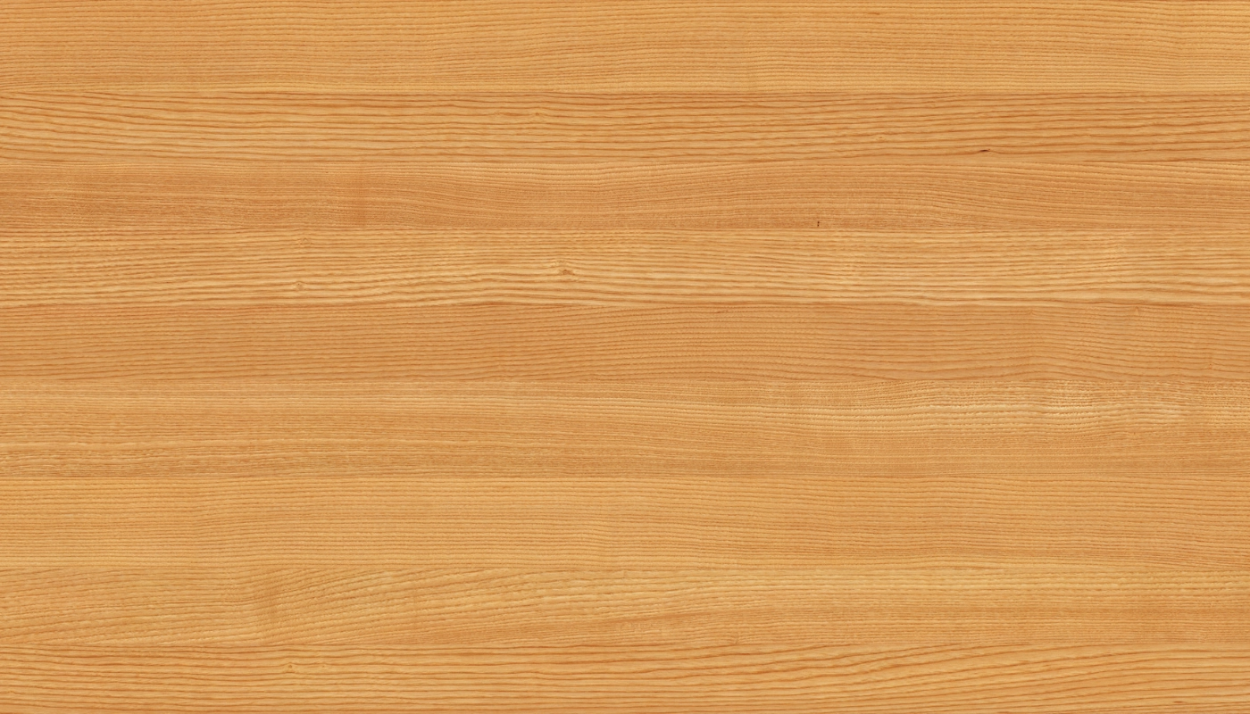 Ash with a clearcoat finish