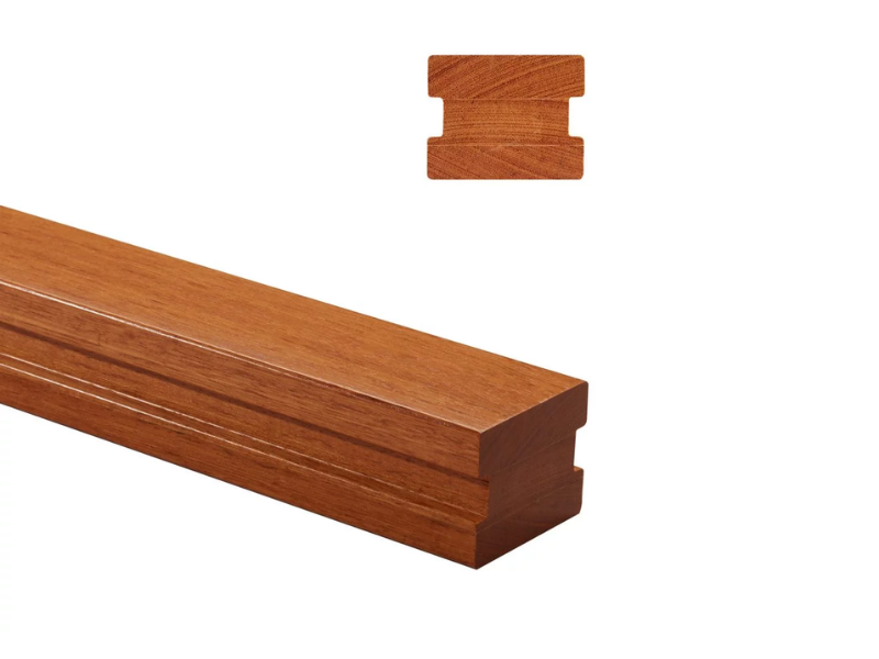 6004 Graspable wood handrail profile