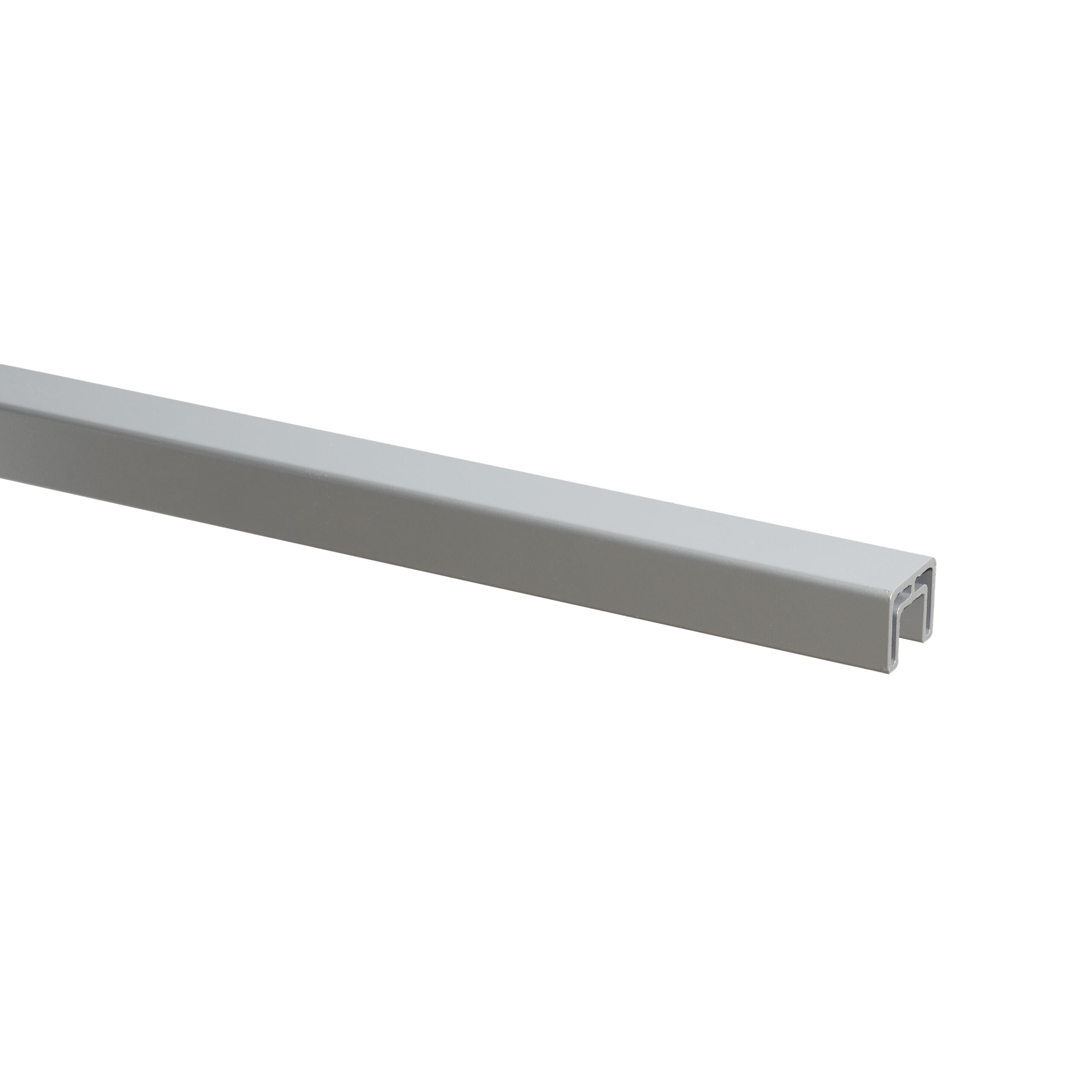 Steel cap rail