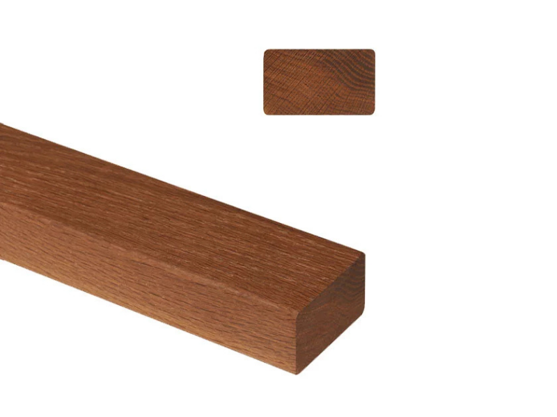 6002 Solid exterior wood handrail profile