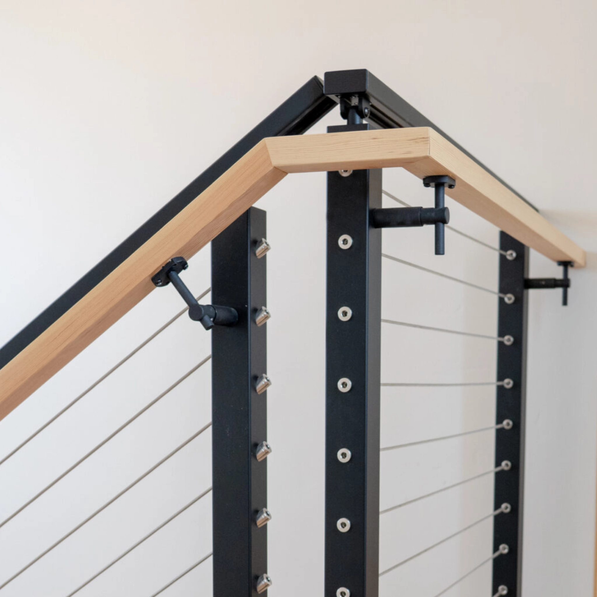 Post-mounted handrail