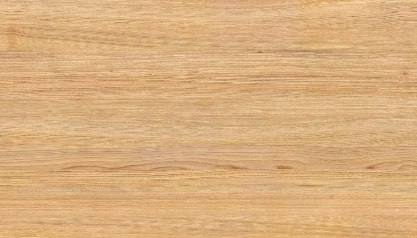 White Oak with a clearcoat finish