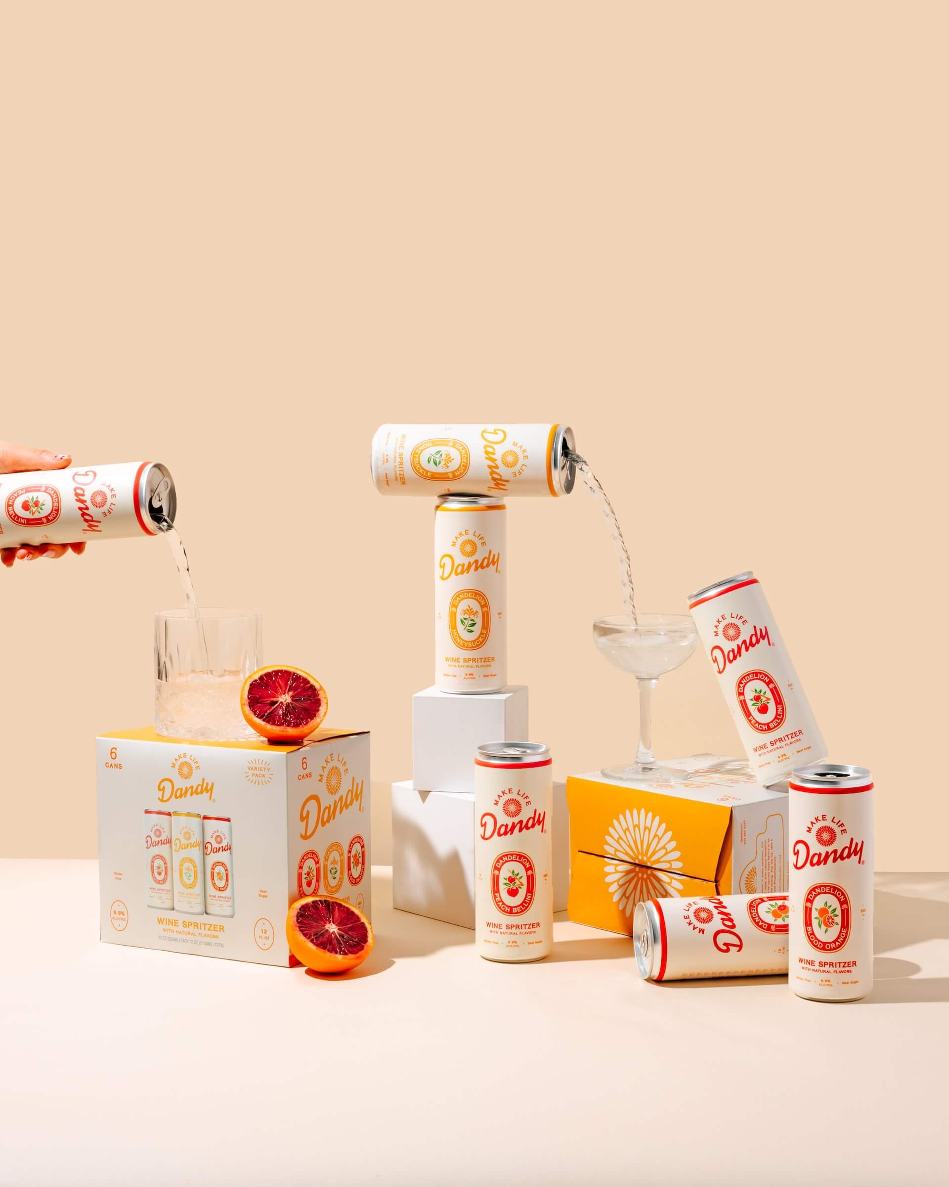Drinks in cans