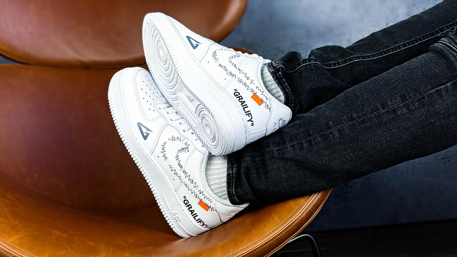 Shoes on a chair
