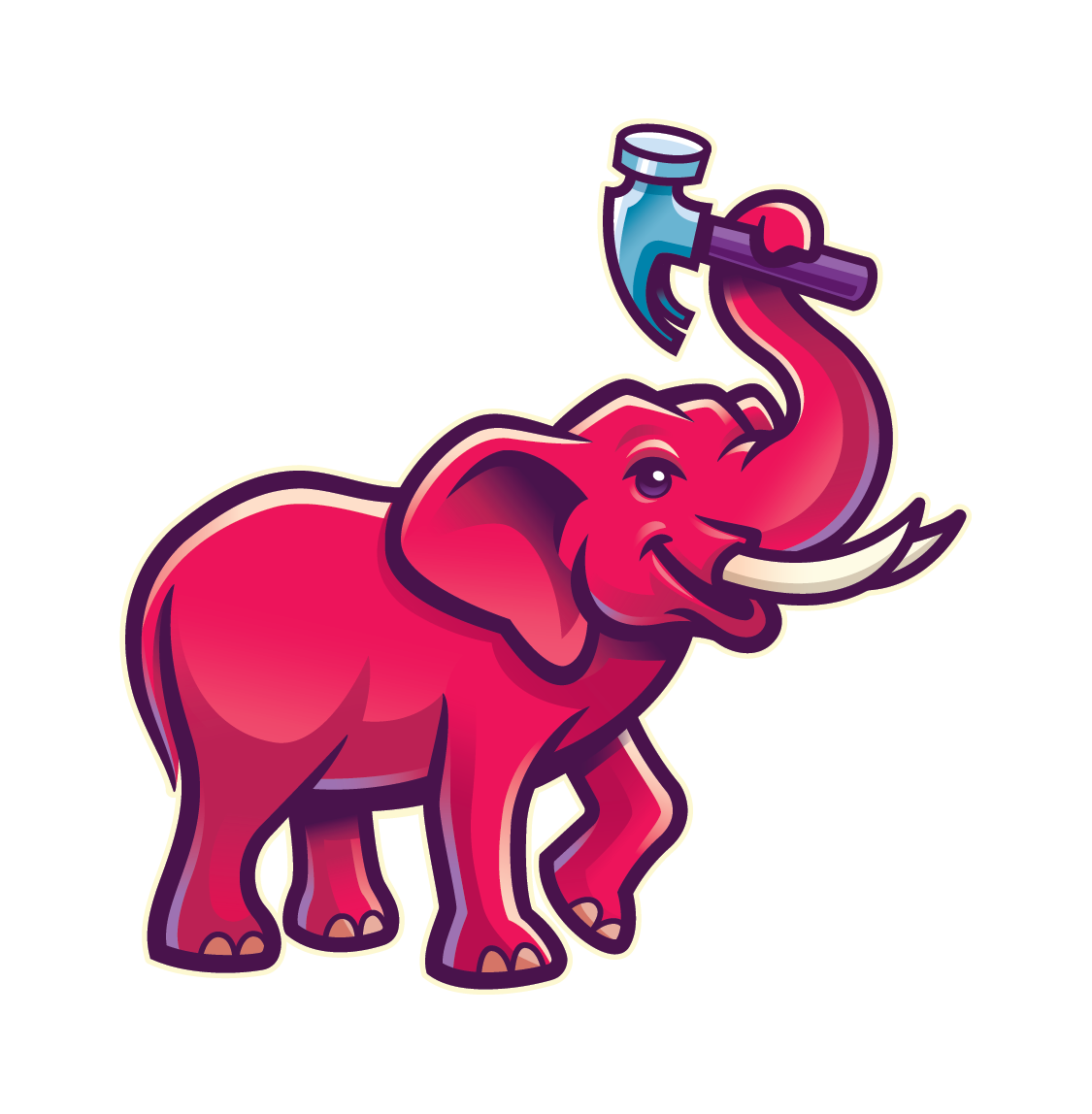 Hammer, the Full Strength elephant