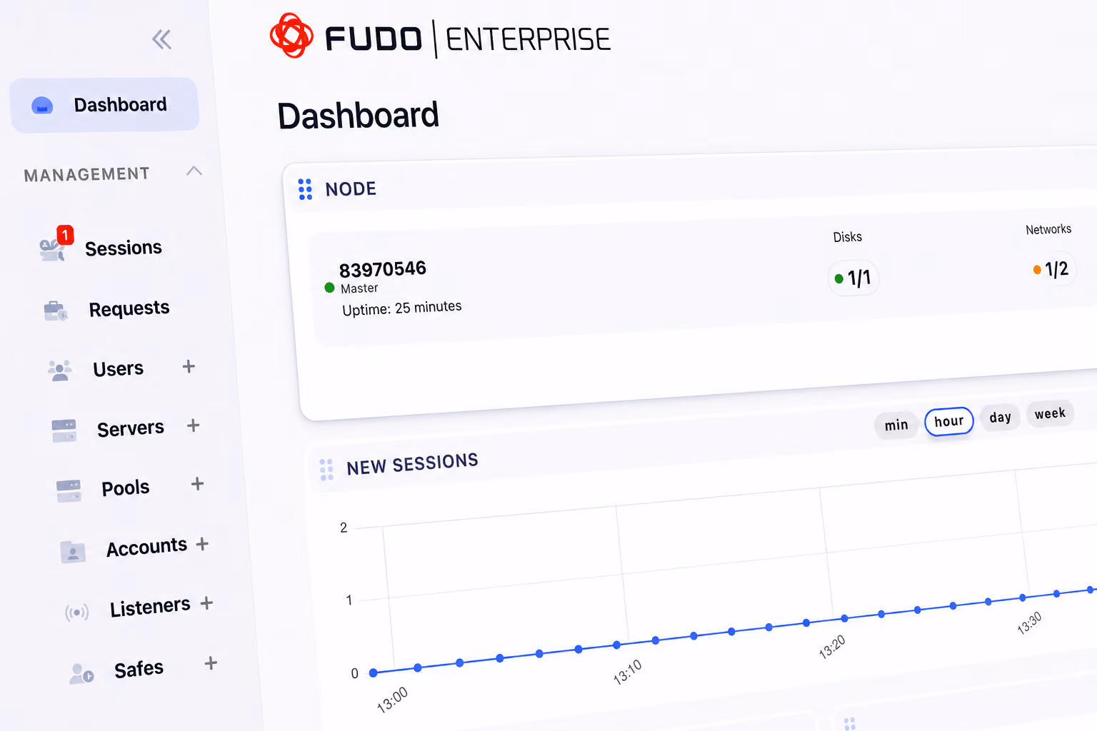 Fudo Security product screenshot