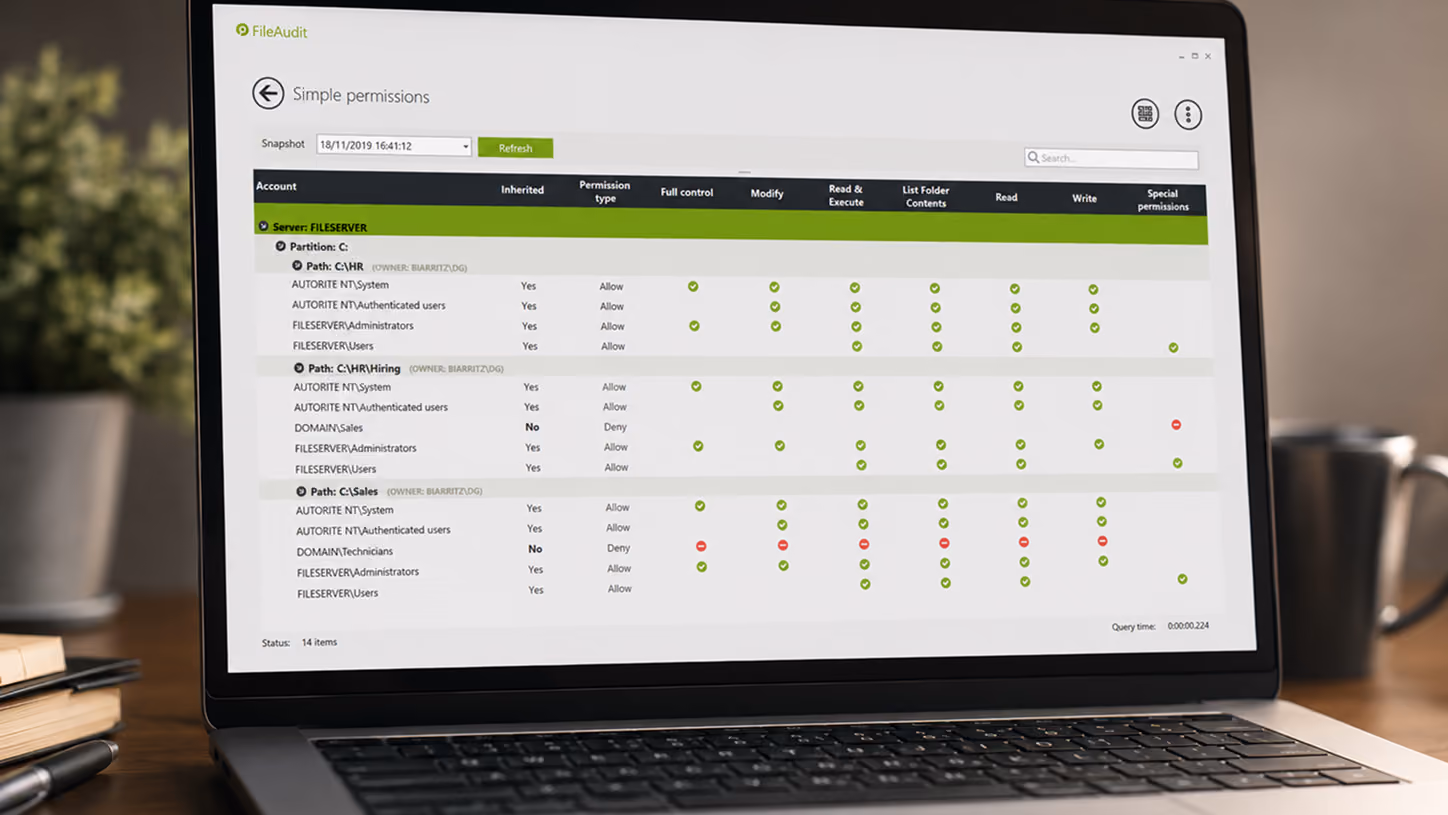 Vendor product screenshot