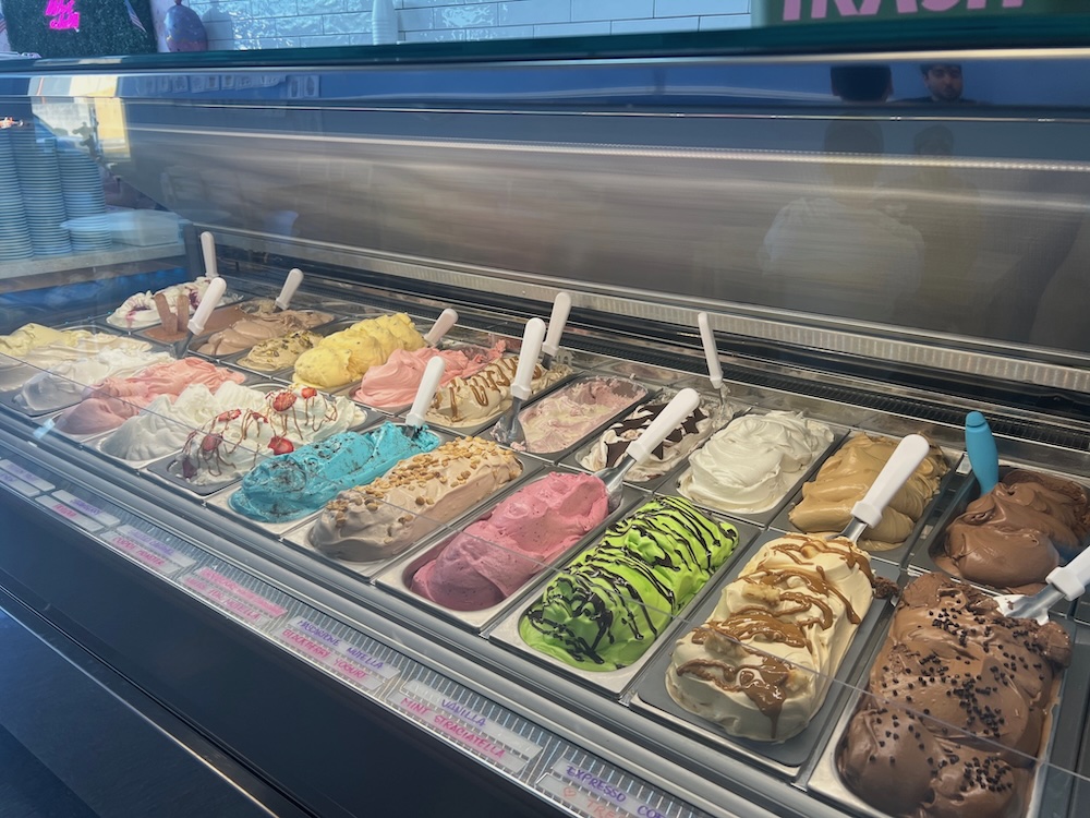 Handcrafted gelato made from scratch with natural and imported ingredients at The Gelato Lab Round Rock TX