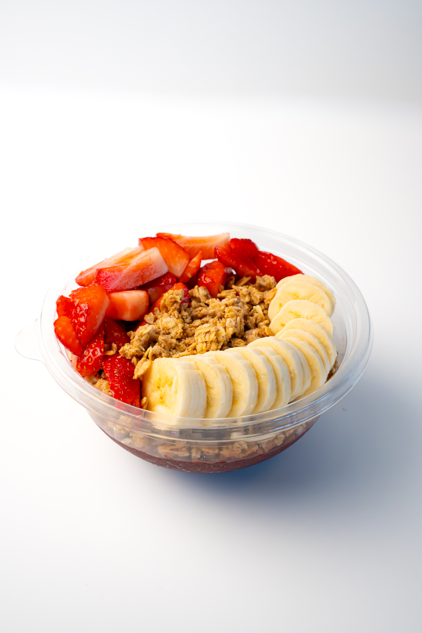 A thick, luscious açaí base topped with fresh fruit, granola, and a drizzle of honey. Rich in antioxidants, naturally energizing, and made fresh to order. Dairy-free.