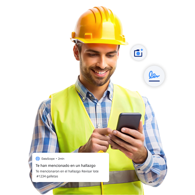 Tablero de planificaciones de planta en DataScope, con el cronograma de mantenciones por línea