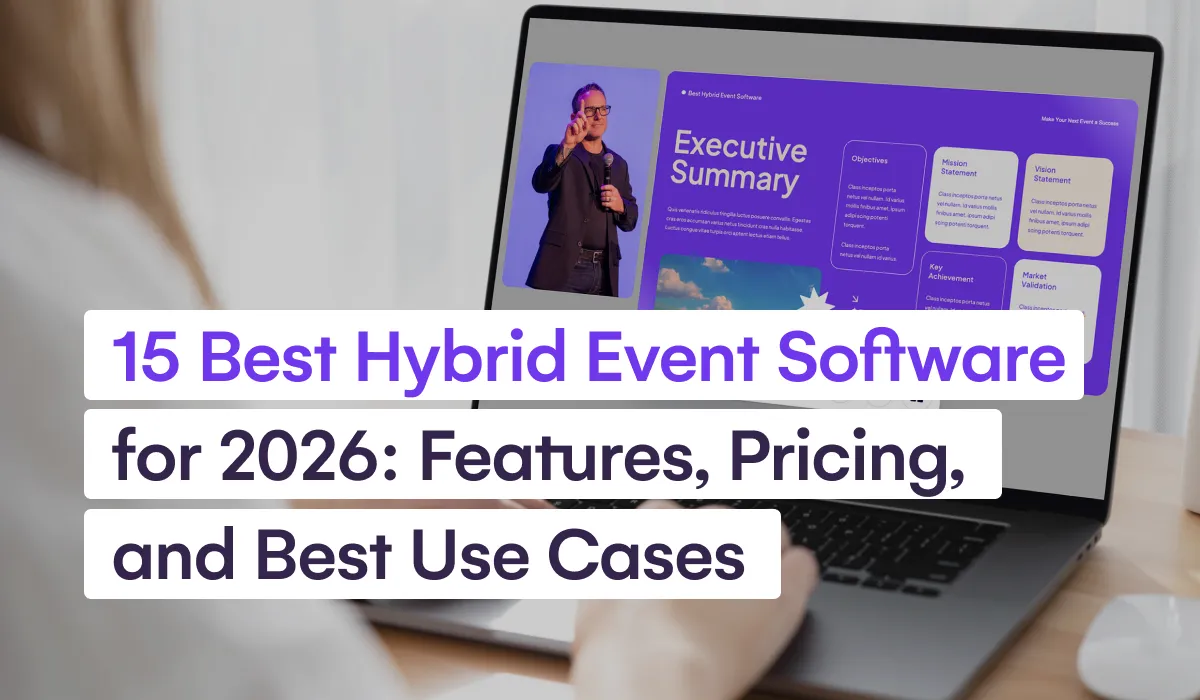 15 Best Hybrid Event Software for 2026: Features, Pricing, and Best Use Cases