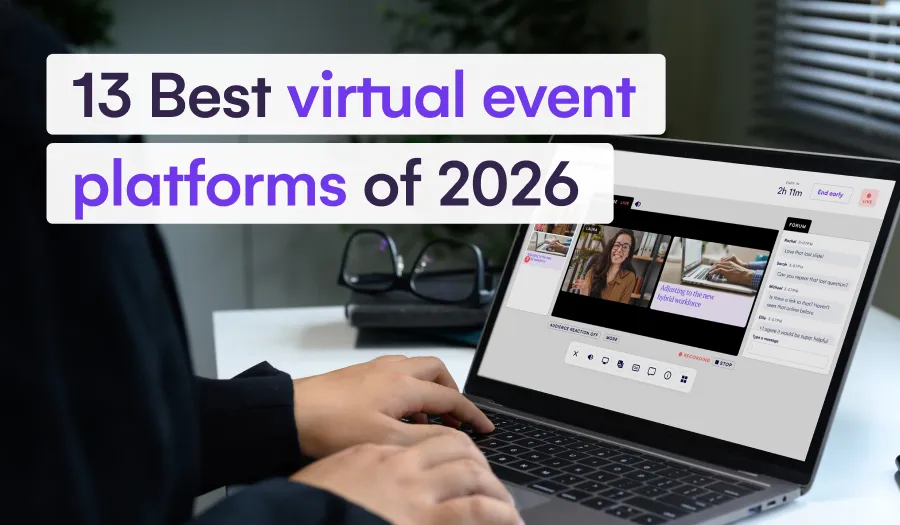 13 Best virtual event platforms of 2026