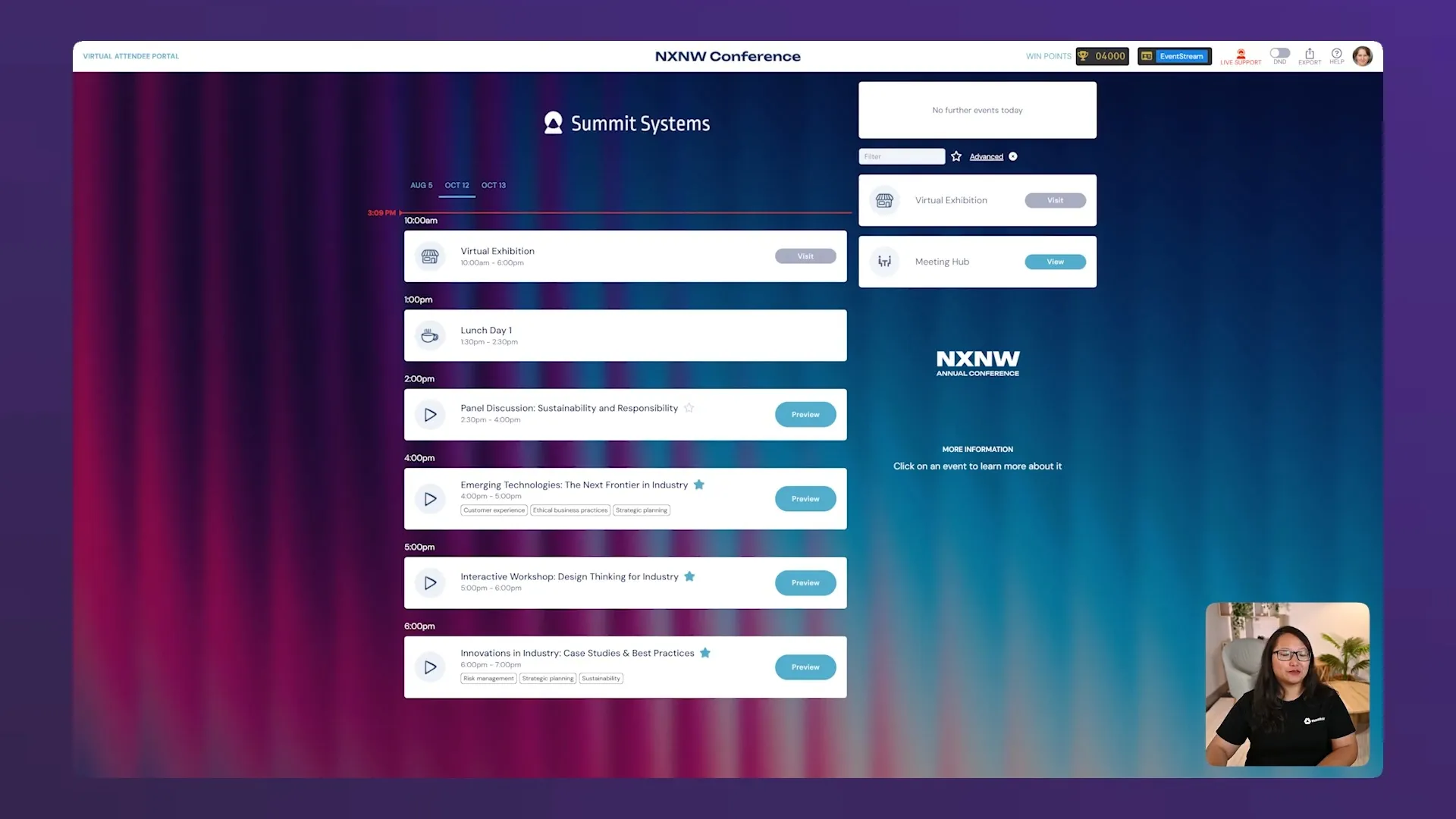 Virtual & hybrid events