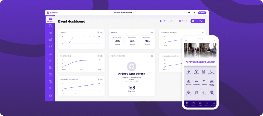 EventsAir platform with mobile