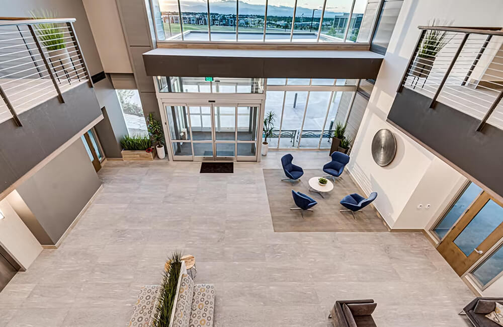 Modern Two Story MOB Lobby at Pinnacle