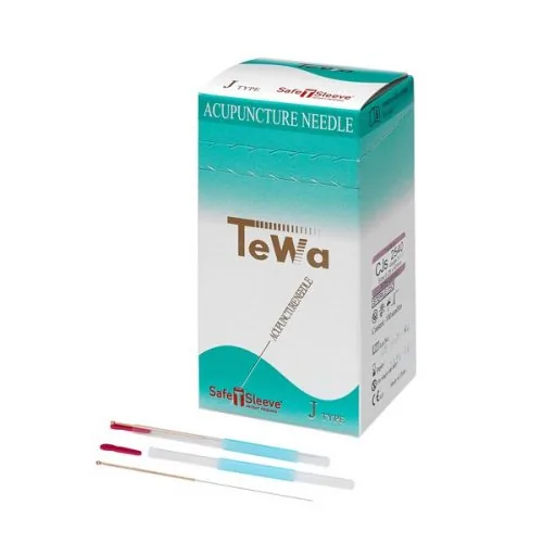 Verpackung TeWa CJ-Type Safe-T Sleeve Akupunkturnadeln, unbeschichtet