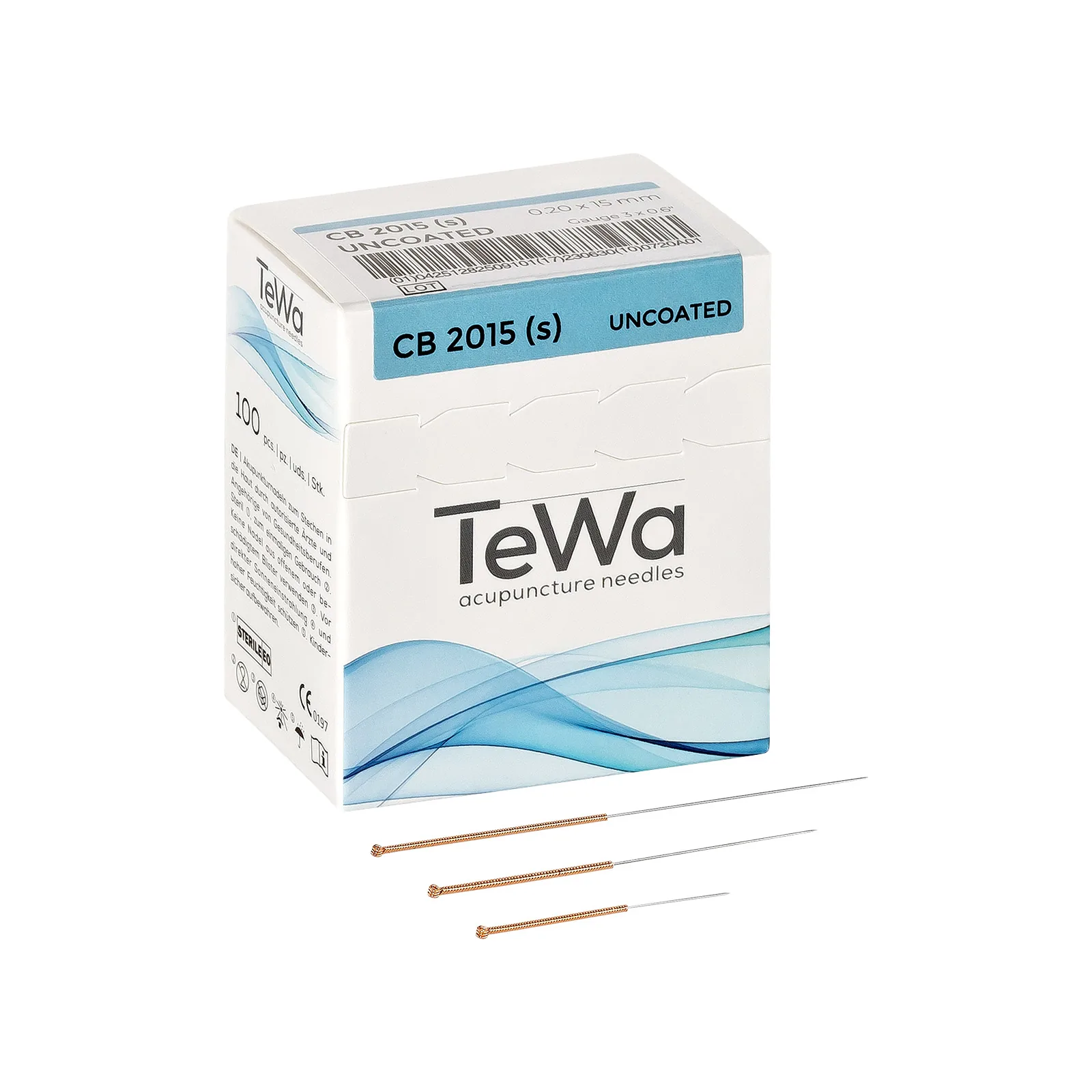 Verpackung TeWa CB-Type Akupunkturnadeln, unbeschichtet