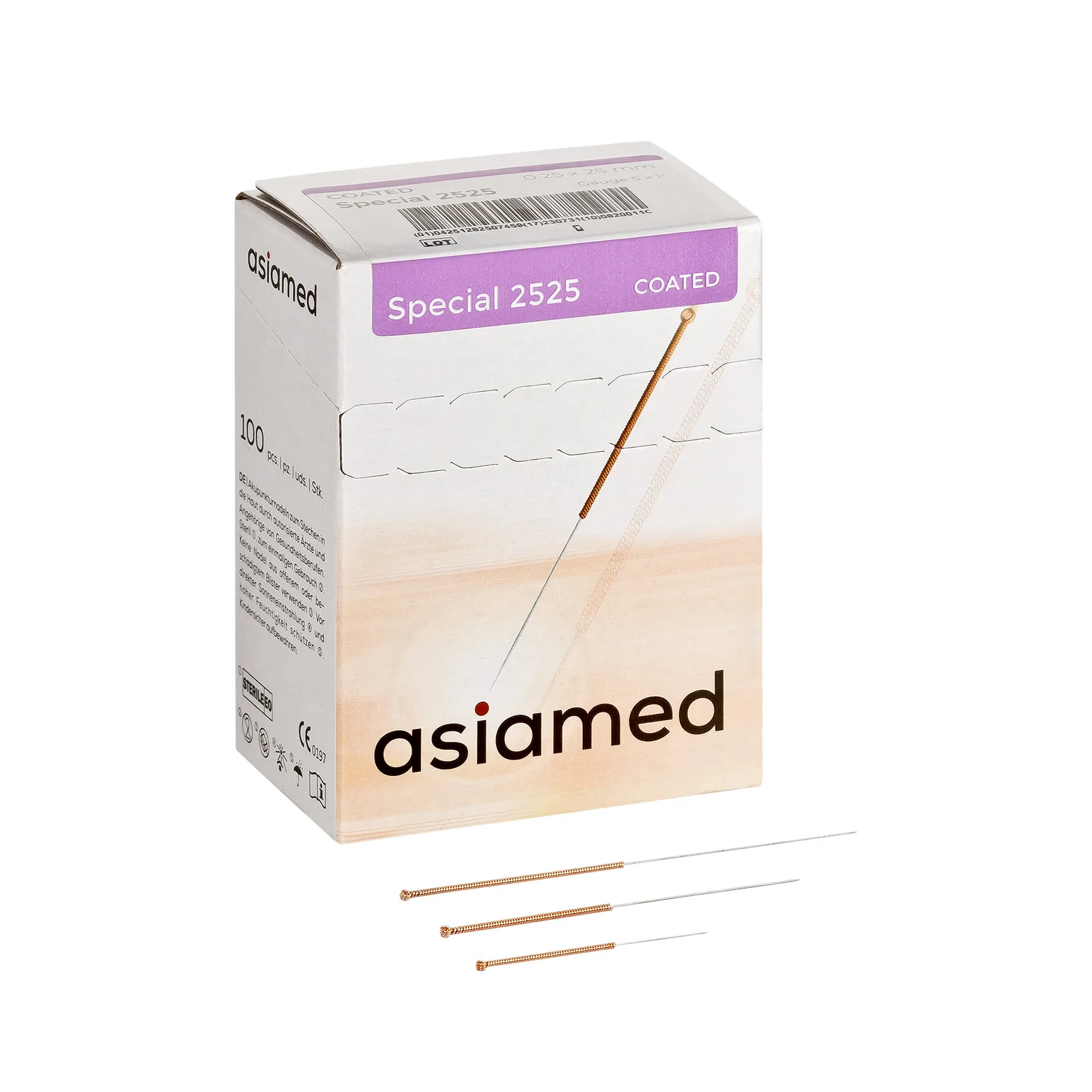Verpackung asiamed Special Akupunkturnadeln