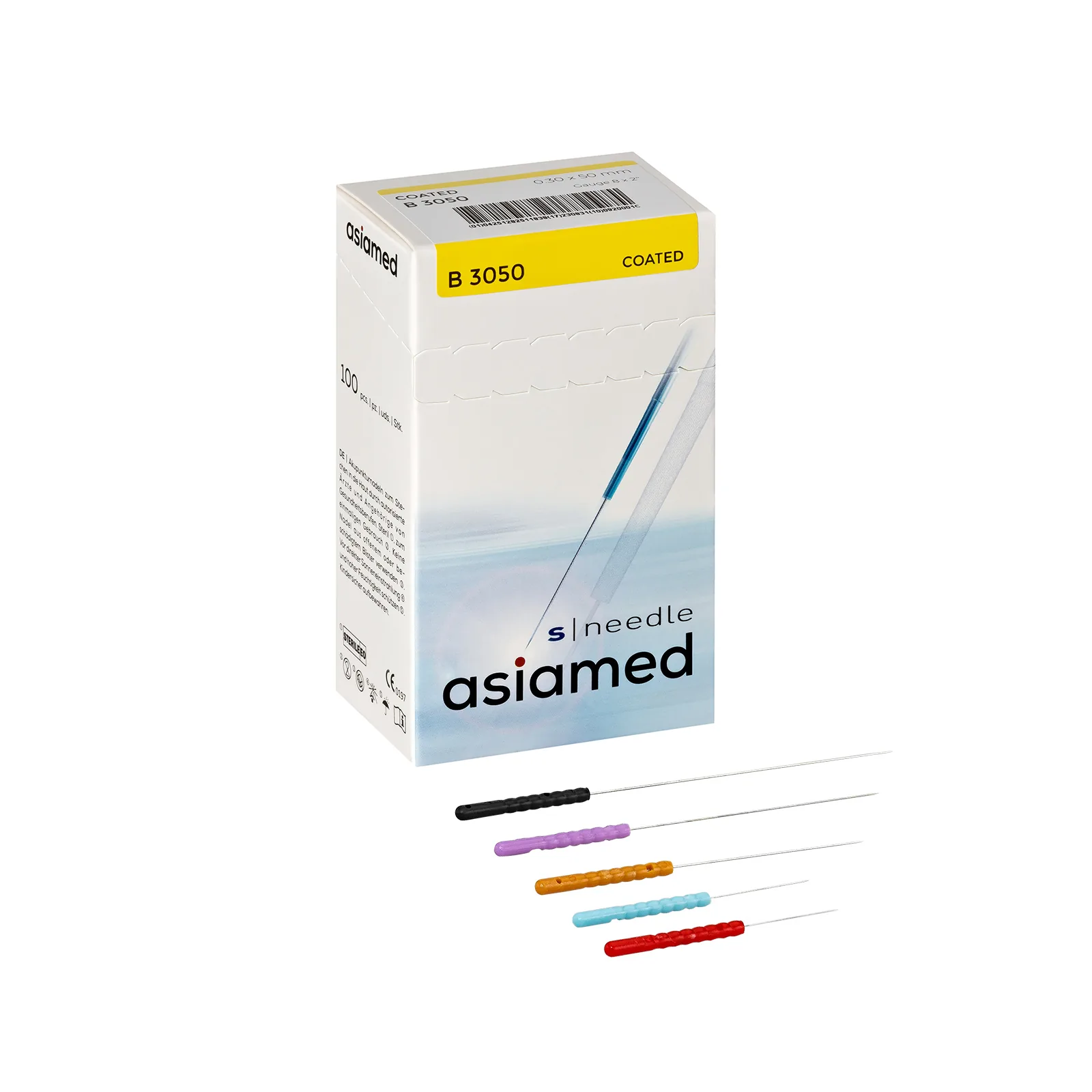 Verpackung asiamed s|needle B-Type Akupunkturnadeln