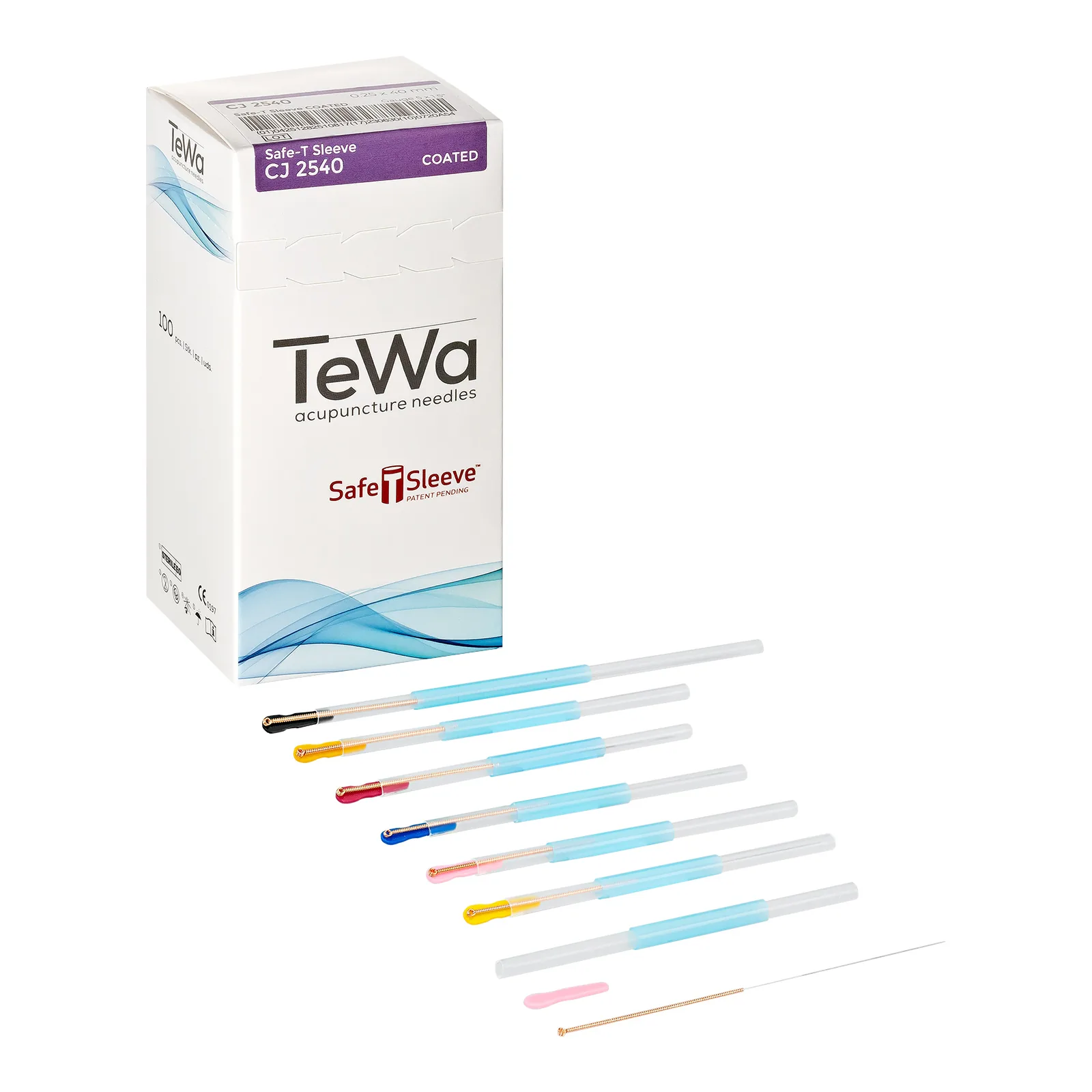Verpackung TeWa CJ-Type Safe-T Sleeve Akupunkturnadeln