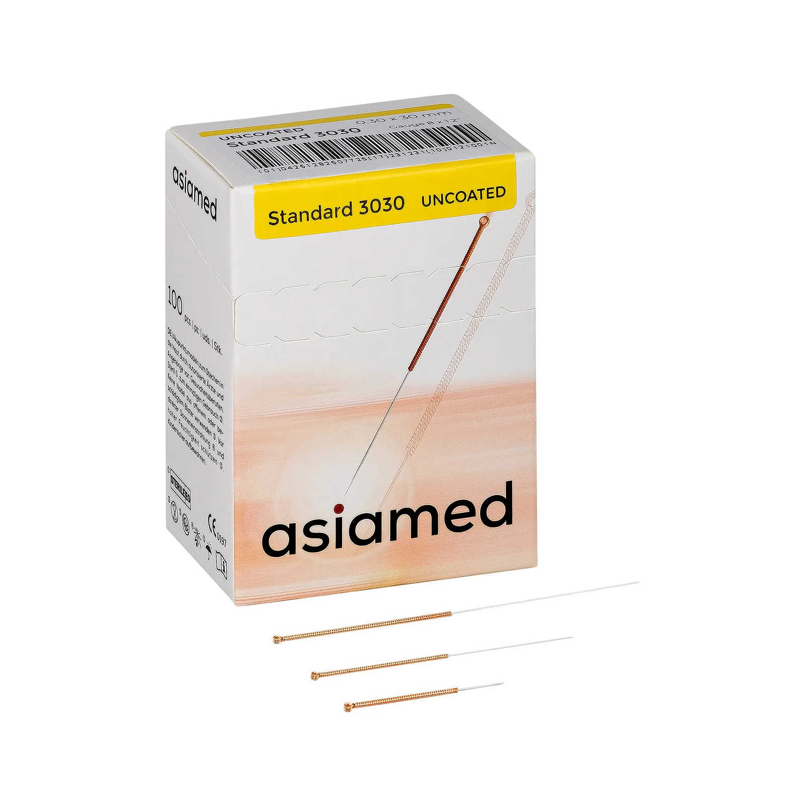 Verpackung asiamed Standard Akupunkturnadeln