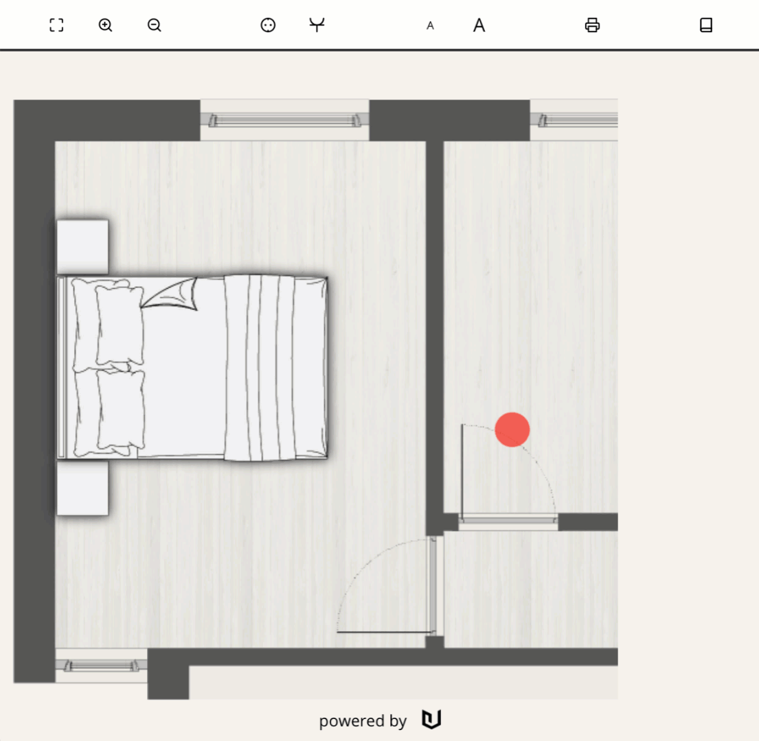 JETPLAN lets you easily add electrical elements to your floorplan by drag and drop