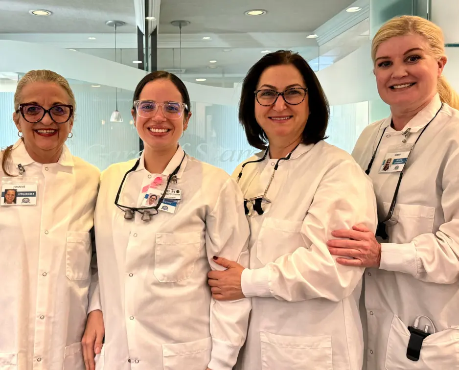 Dental Care Stamford hygiene team providing preventive dental care in Stamford, CT.
