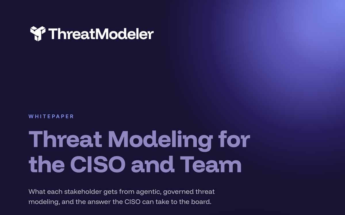 Threat Modeling for the CISO and Team