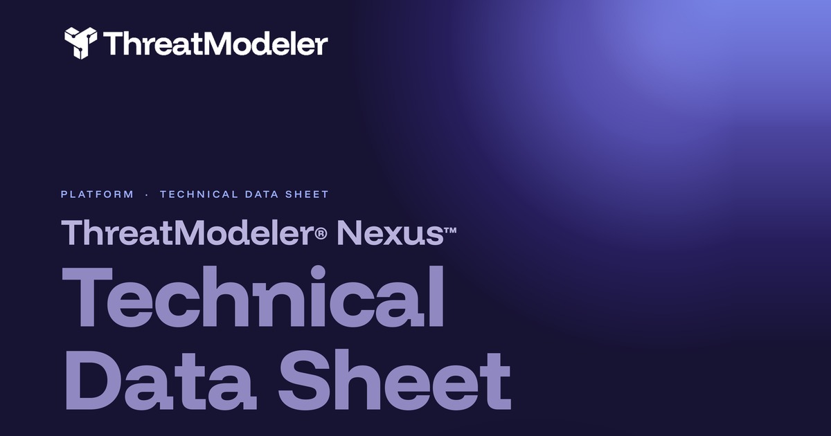 ThreatModeler Nexus Technical Data Sheet
