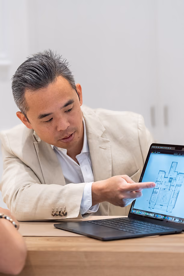 Portrait of a man in a business setting