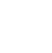 White circuit board pattern with central square and lines connecting to small circles on black background.