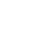 White pie chart with one quarter section separated on a black background.