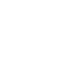 White icon of a human bust with shoulders on a black background.