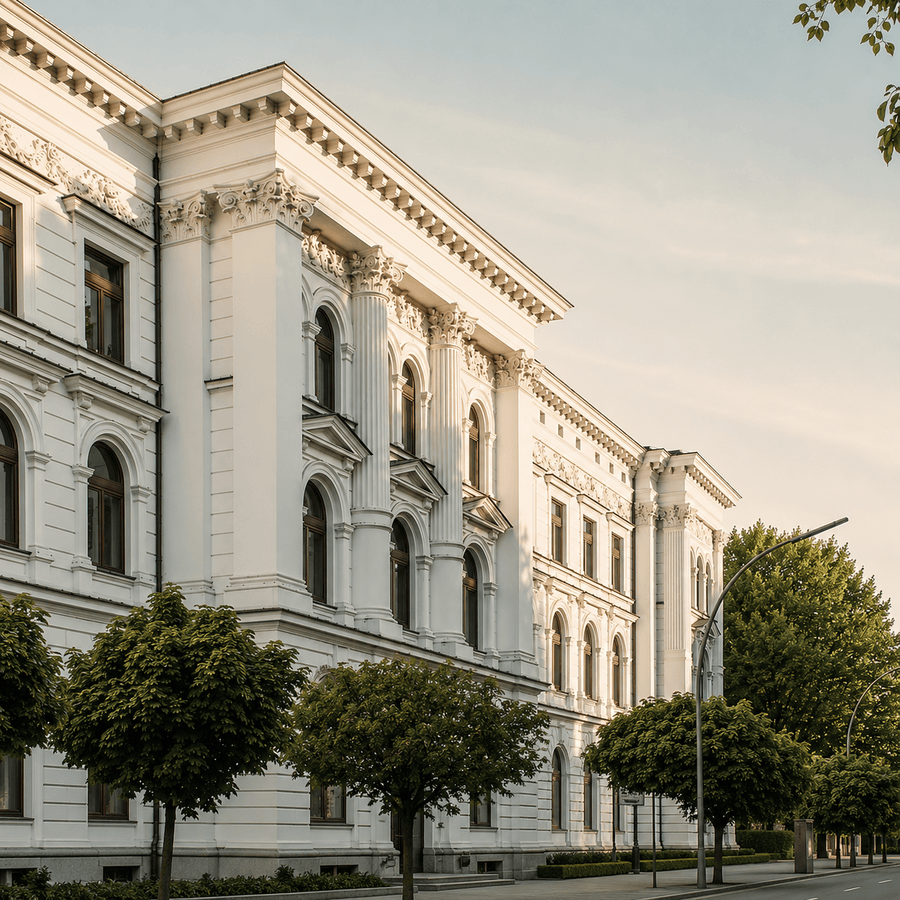 Rathaus Altona in der Nähe der Rechtsanwaltskanzlei Petersen