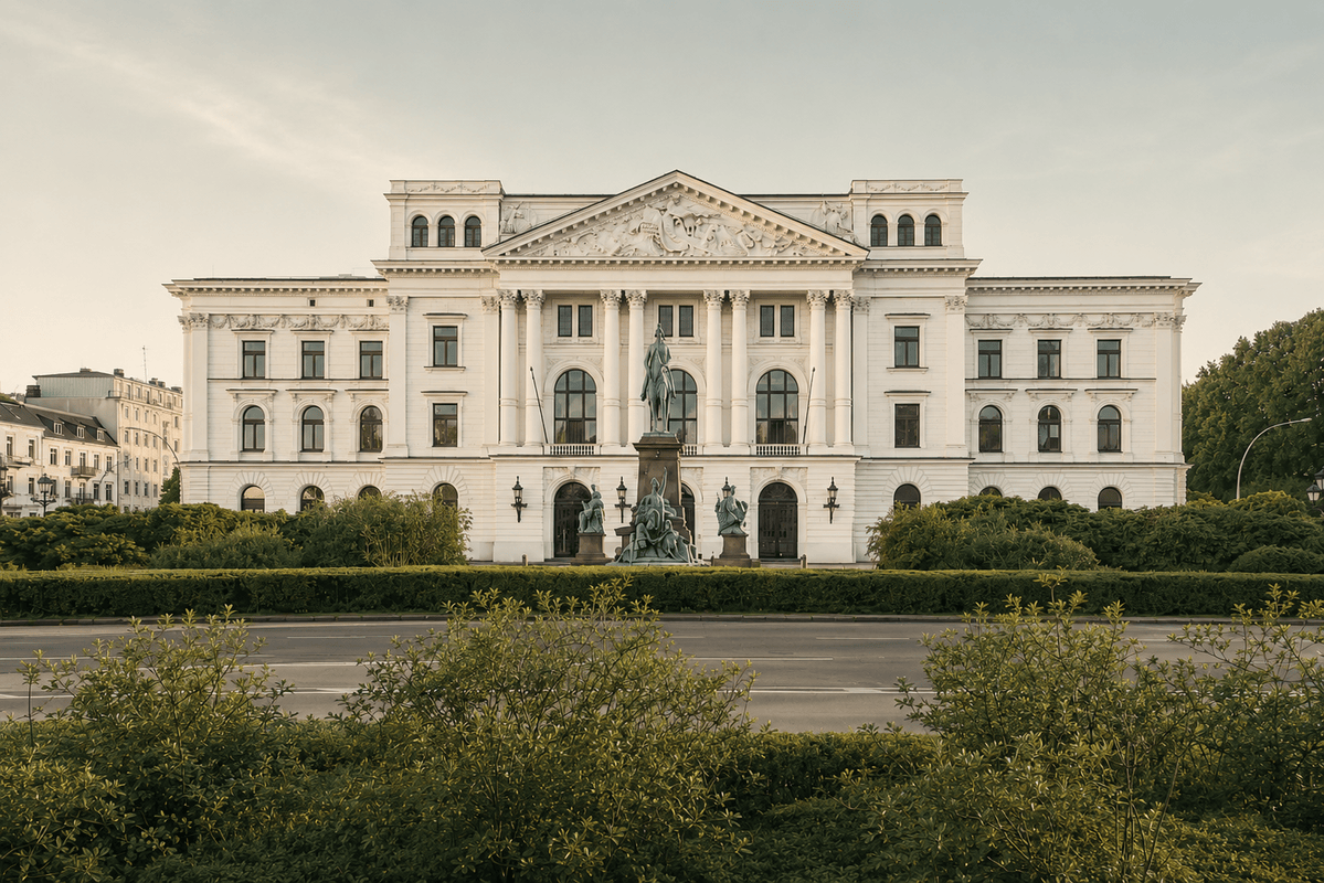 Rathaus Altona in der Nähe der Rechtsanwaltskanzlei Petersen