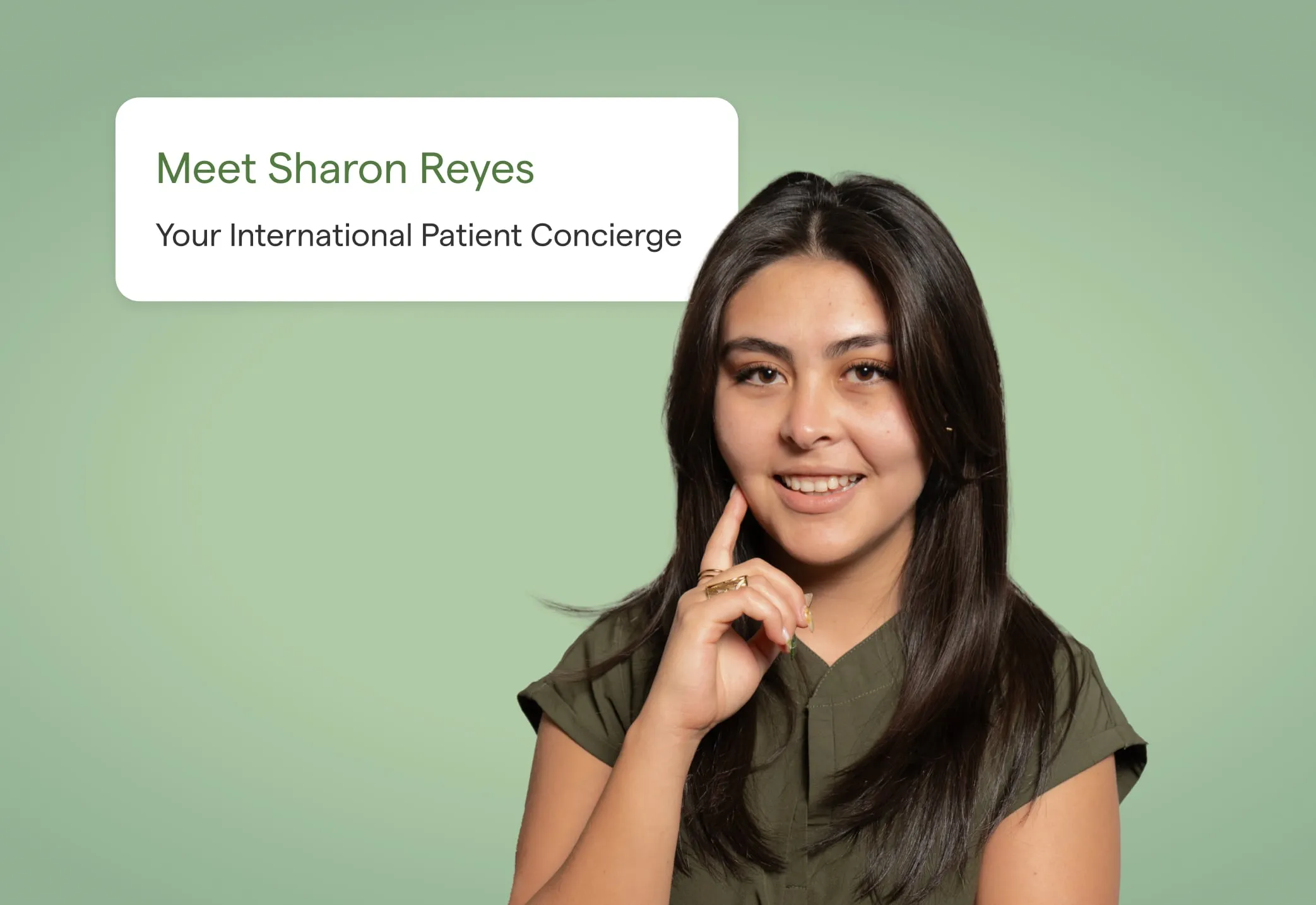 Sharon Reyes, coordinadora de pacientes internacionales de Fertilidad Integral