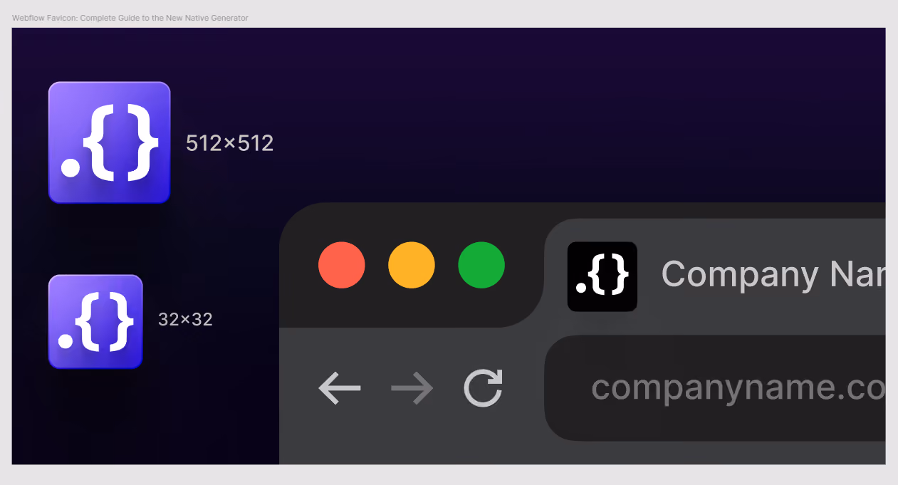 Webflow Favicon: Complete Guide to the New Native Generator