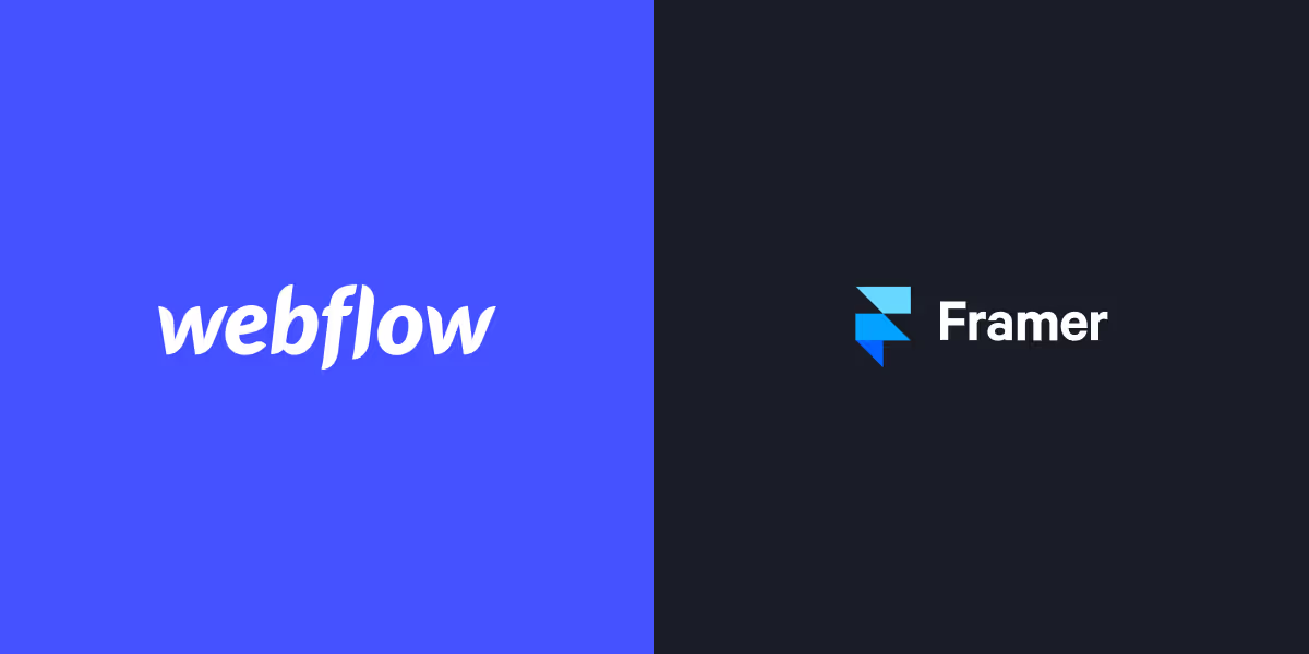 Framer vs Webflow 2026: Key Differences & Which Platform Is Right for You