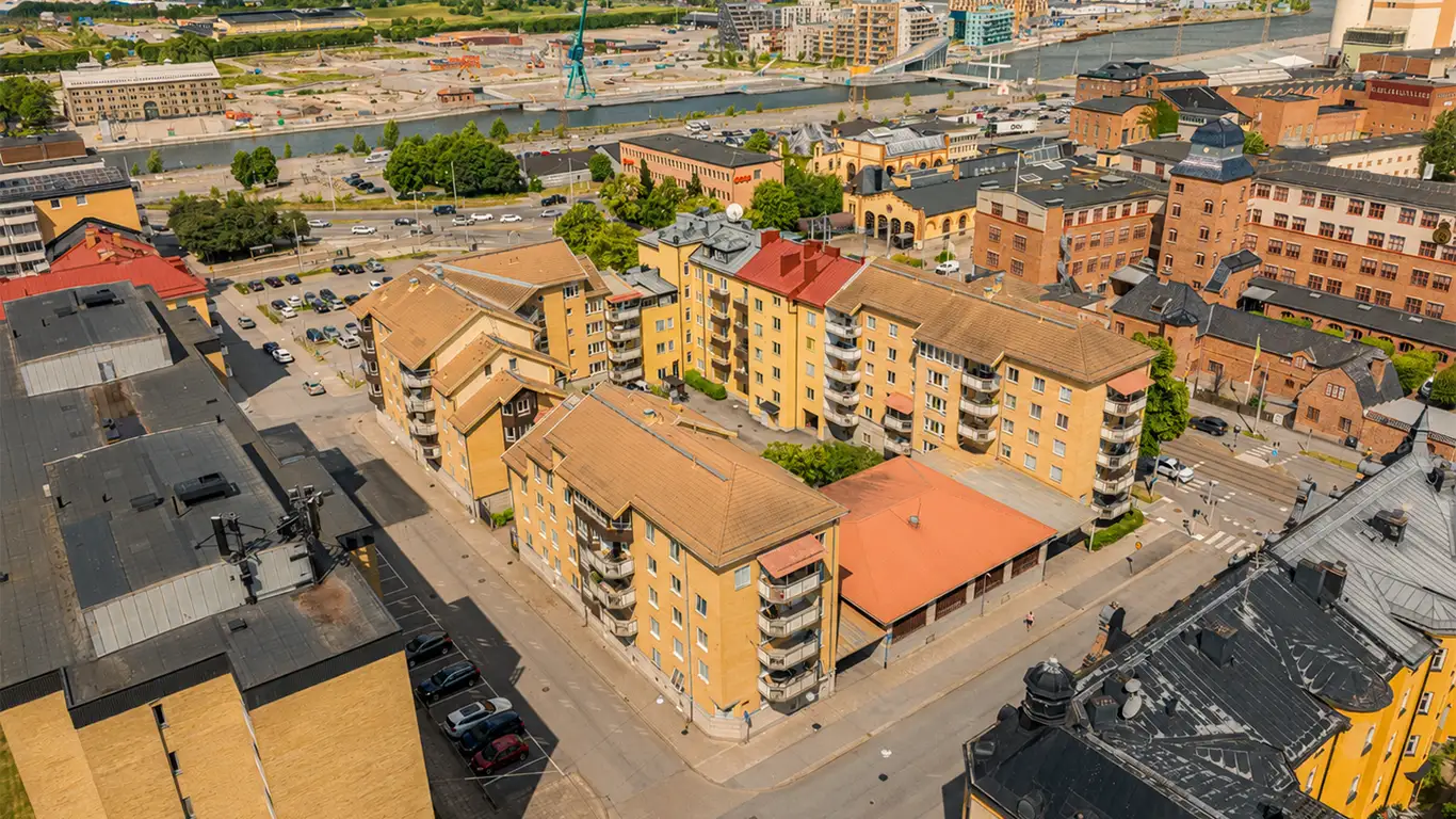 Bild på fastigheten "Tornet", av Hembygden i Norrköping.