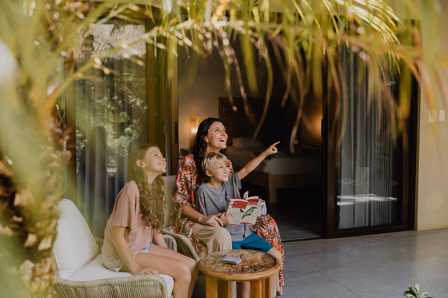 Family gatherings at Paradise Villas in Nosara, Costa Rica
