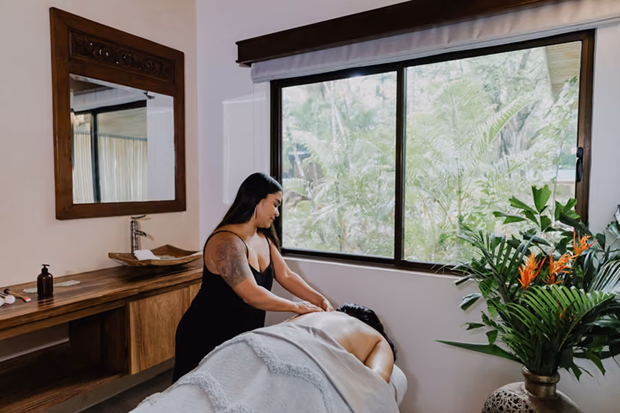 Two private treatment rooms for massage and bodywork