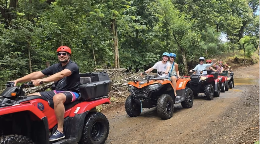 Guided ATV tour through Nosara jungle trails
