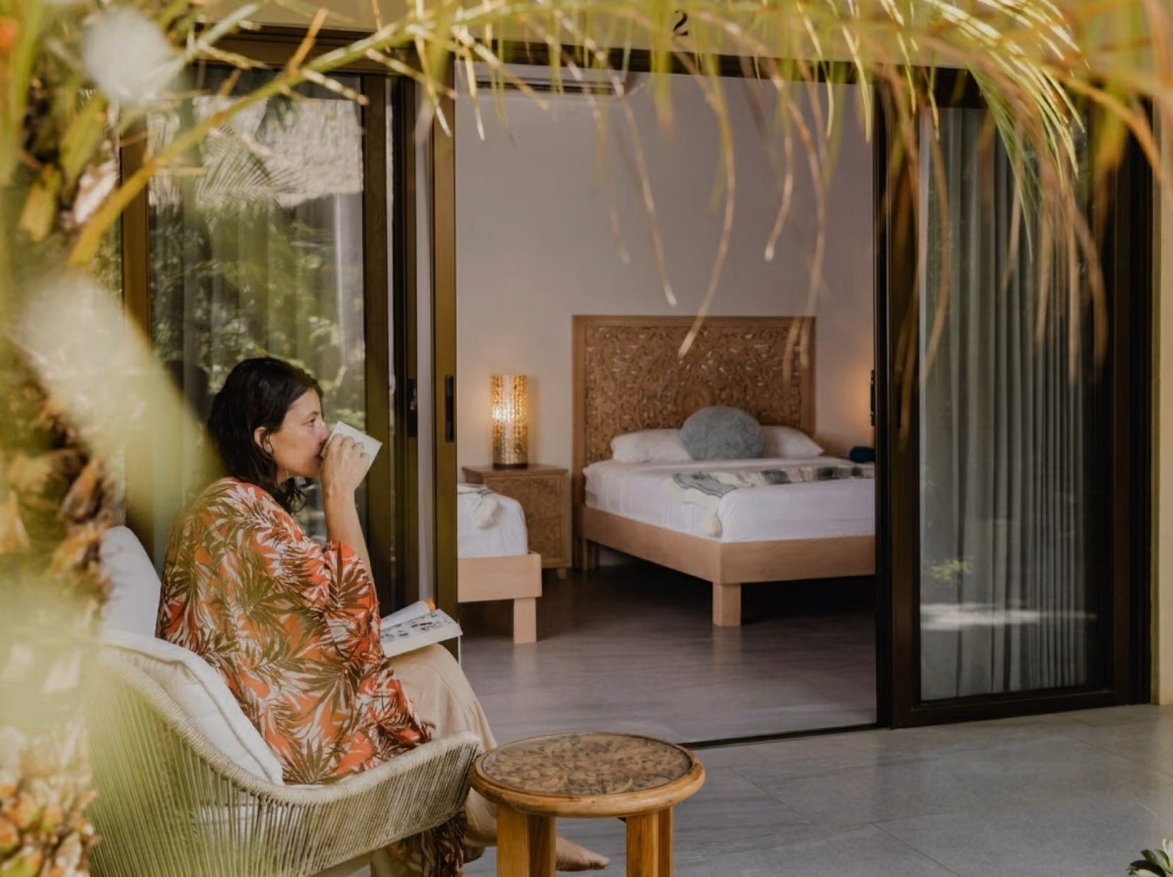 Private and shared room options at Paradise Villas