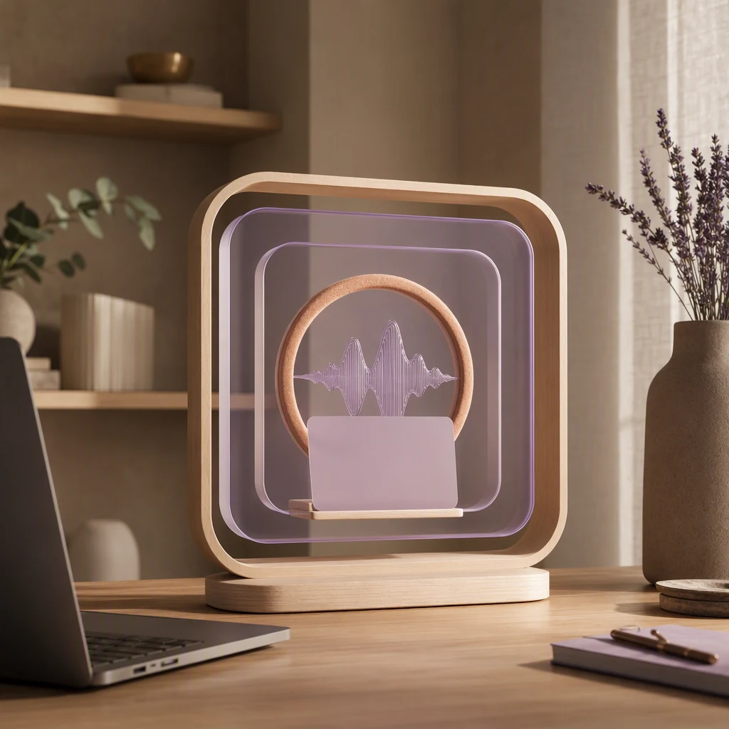 Layered video frames aligning camera, voice, notes, and human connection