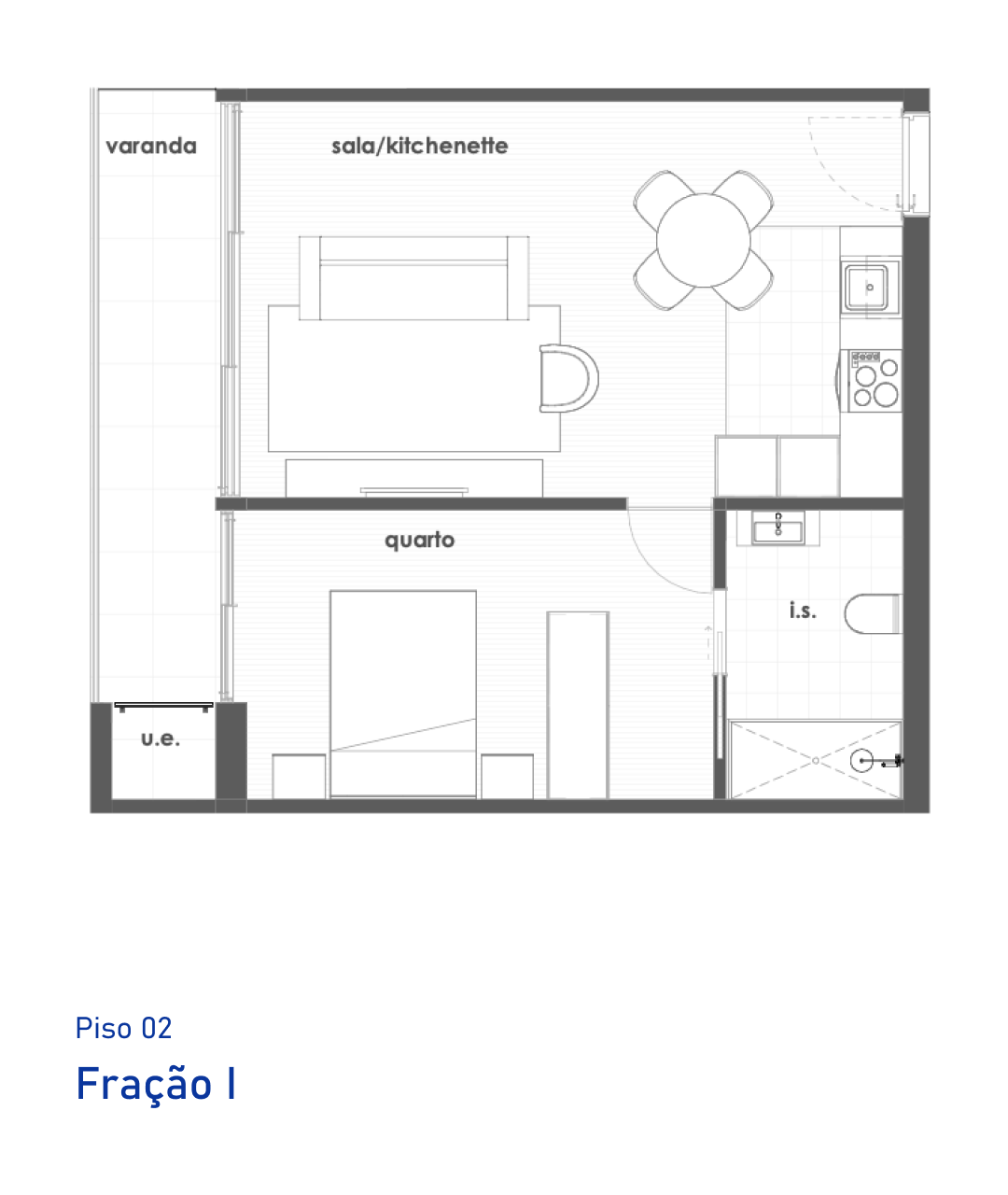 Planta Fração I, Piso 2, Recarei