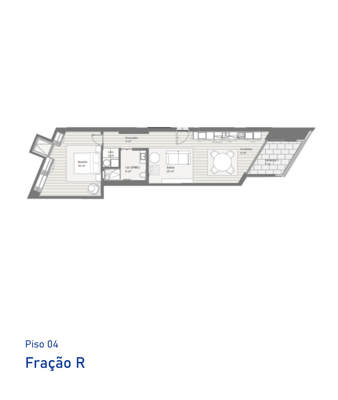 Planta Fração R, T1, Avant Garden