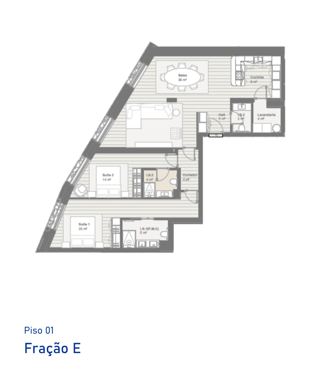 Planta Fração E, T2, Avant Garden
