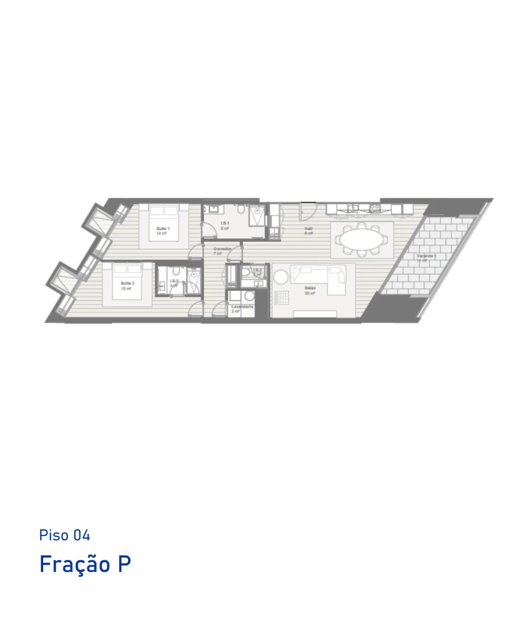 Planta Fração P, T2, Avant Garden