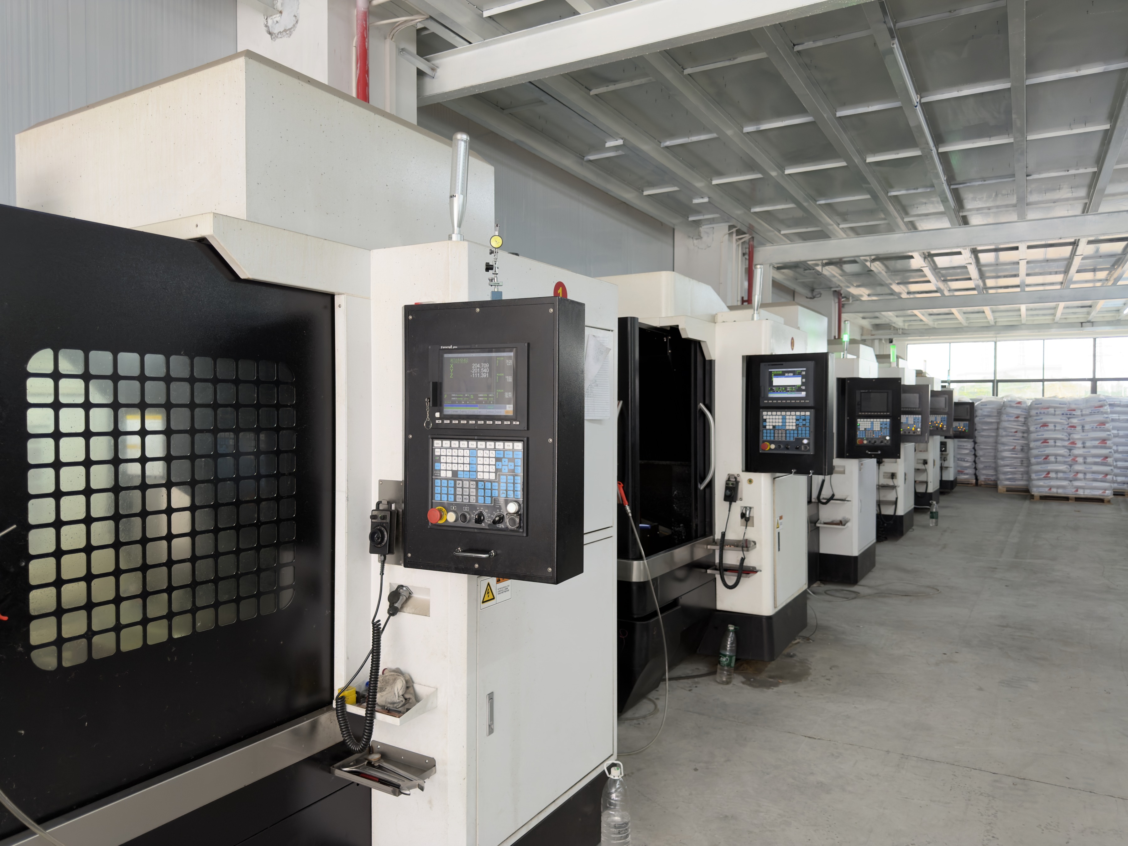 XENREE CNC workshop production area