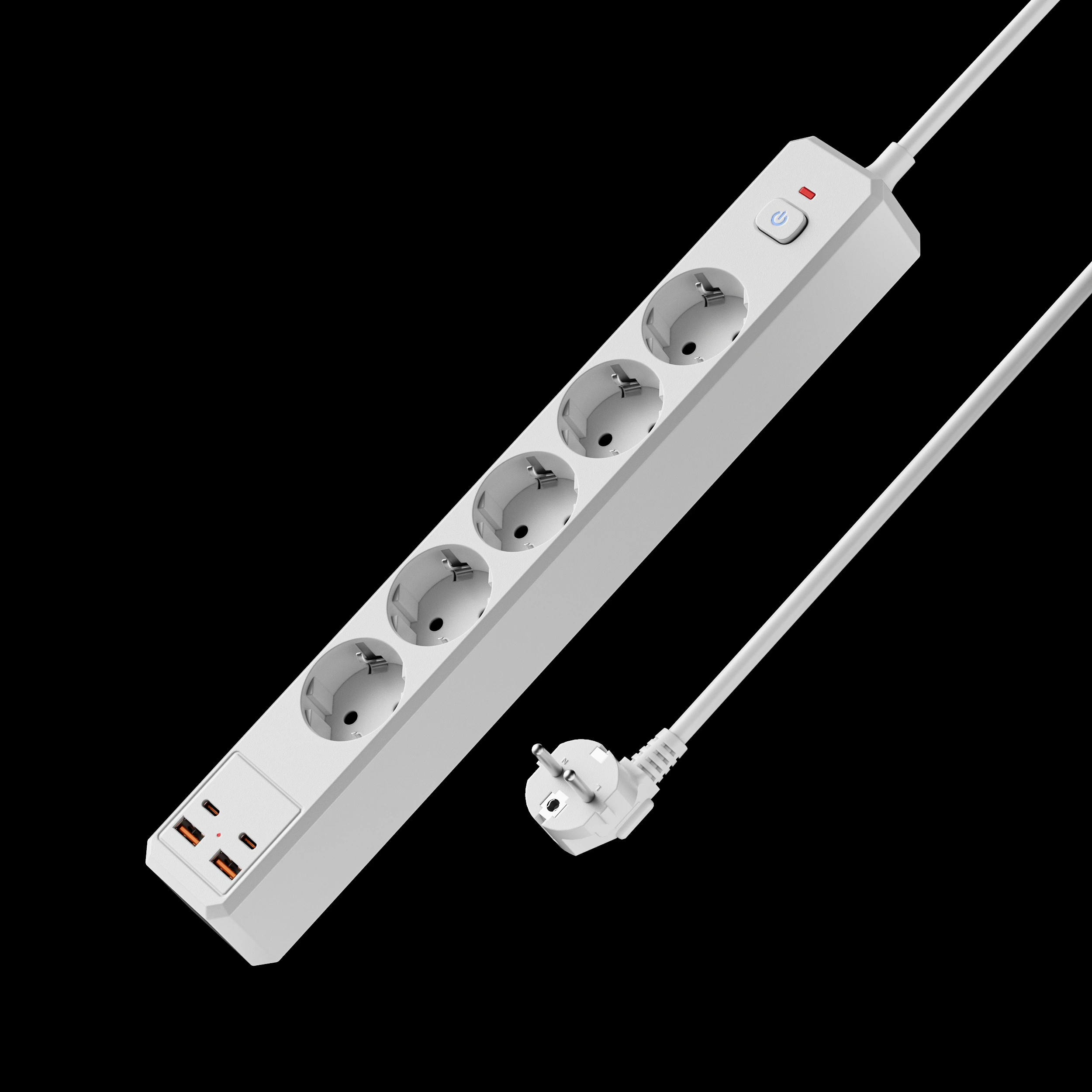 XR-EU-A5U power strip side product view
